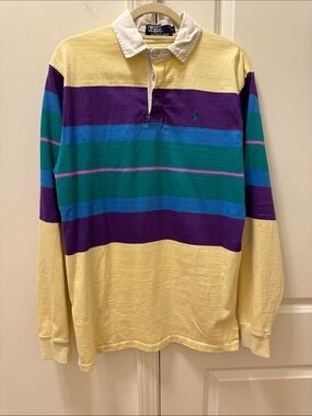 Vintage Polo Ralph Lauren Men Rugby Shirt